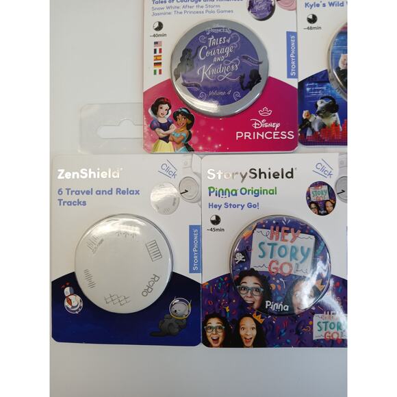 StoryPhones 10 PACK NEW Story Shields Disc Disney Headphones Storytelling SEALED - Picture 4 of 9